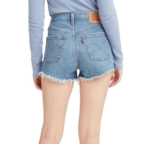 Levi Women’s 501 Denim Shorts 29 - Picture 3 of 8
